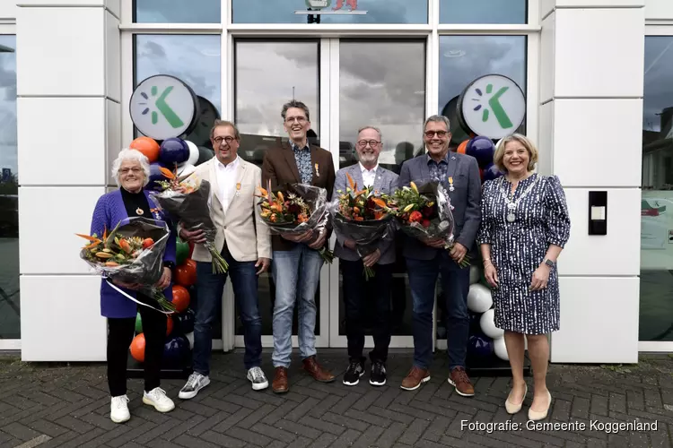 Koninklijke onderscheiding voor vijf Koggenlanders