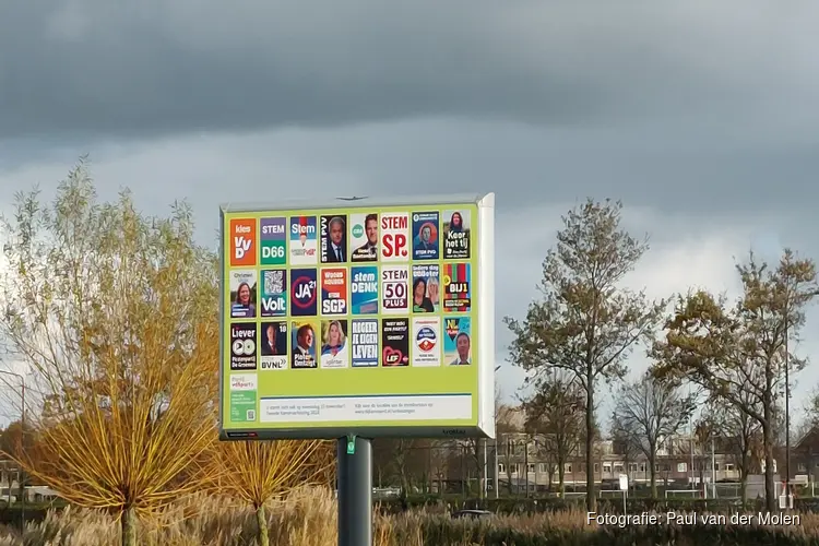 Voorlopige uitslag Tweede Kamer verkiezingen voor Koggenland