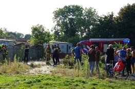 Stacaravan in brand op vakantiepark in Ursem