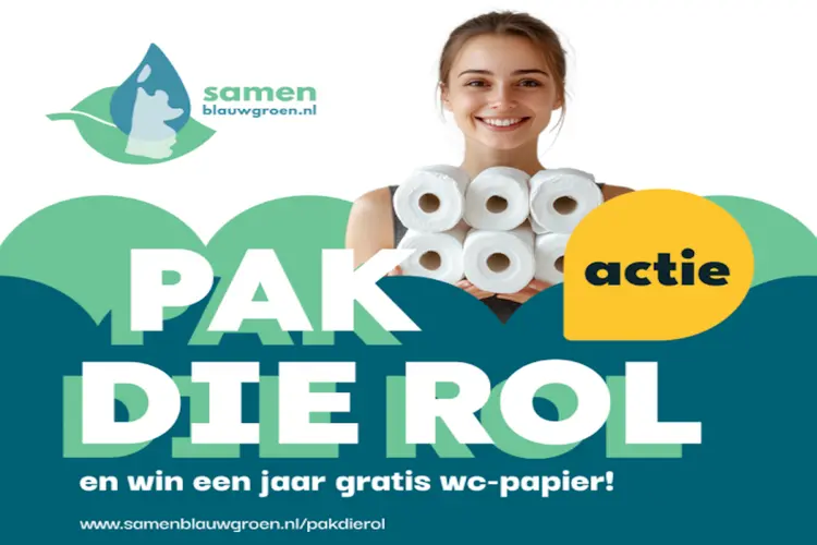 Pak die rol en win een jaar lang GRATIS ecologisch wc-papier