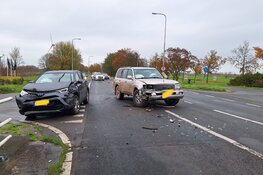 Ongeluk op Provincialeweg in Oudendijk