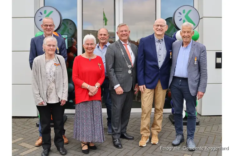 Zes Koggenlanders vereerd met Koninklijke onderscheiding tijdens de traditionele lintjesregen