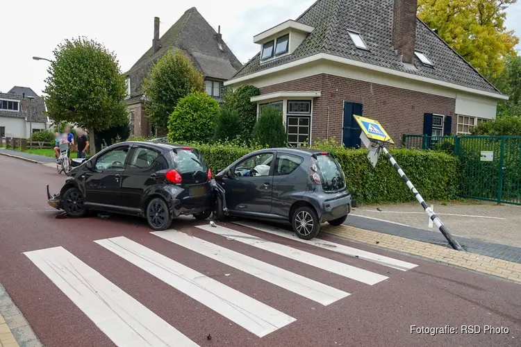 Enorme ravage na botsing in Berkhout