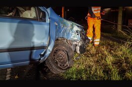 Automobiliste crasht tegen boom in Avenhorn