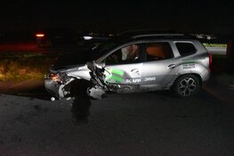 Zware schade na botsing in De Goorn. Automobilist aangehouden.