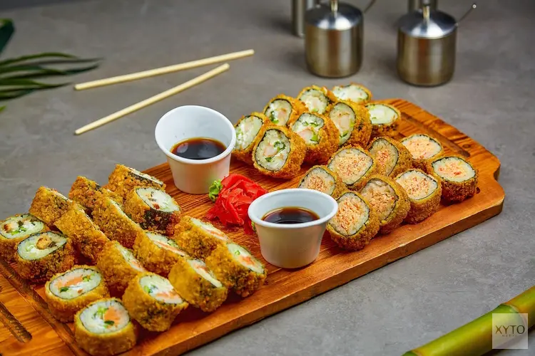 Sushi eten in Koggenland
