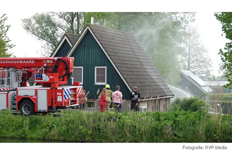 Veel rook bij brand op eerste etage van woning Obdam