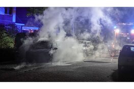 Auto uitgebrand aan de Meerval in Avenhorn