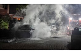 Auto uitgebrand aan de Meerval in Avenhorn