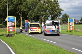 Fietser gewond na aanrijding met auto