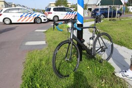 Wielrenner ten val: traumaheli ter plekke