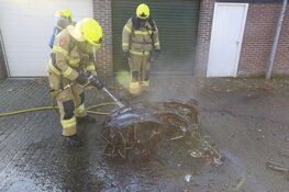 Scooter volledig uitgebrand in Obdam