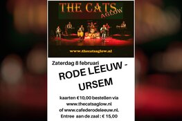 Zaterdag 8 februari in de rode leeuw: The Cats Aglow