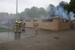 Brand bij sportvereniging Victoria O.