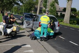 Scooterrijder ernstig gewond bij ongeval Obdam