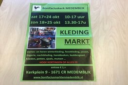 Kledingbeurs Bonifaciuskerk Medemblik hele weekend geopend