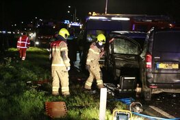 Zwaar ongeluk op N194 bij De Goorn, twee gewonden