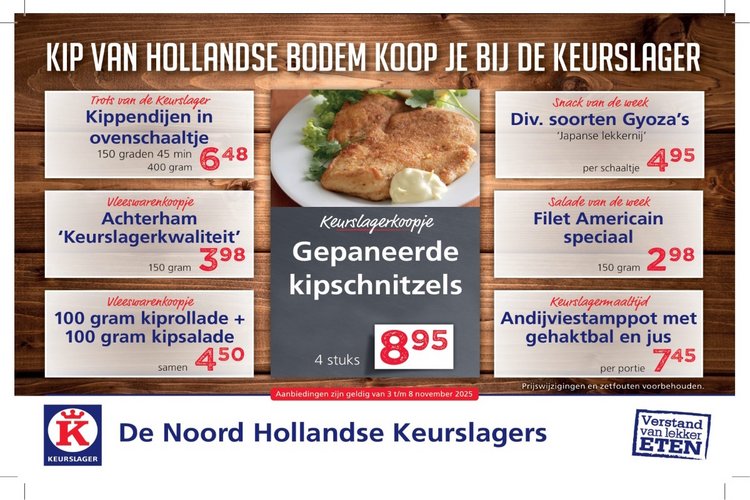 Weekaanbieding bij Keurslager Sam Rood