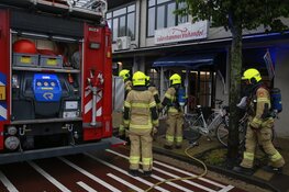 Brandje in viswinkel Obdam snel onder controle