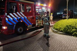 Brand in loods van timmerbedrijf in De Goorn
