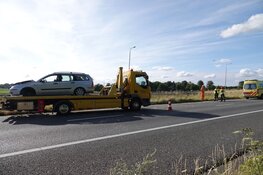 Eenzijdig ongeval op A7 bij Berkhout