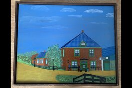 Schilderijen van Arie van Leijen te zien in Hensbroeker Kerk op Open Monumentendag