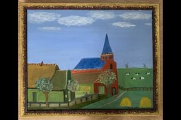 Schilderijen van Arie van Leijen te zien in Hensbroeker Kerk op Open Monumentendag