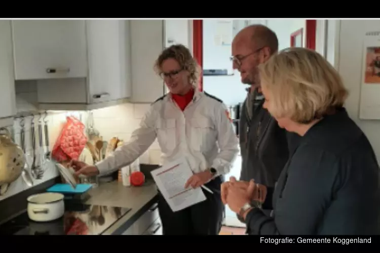 Burgemeester en brandweer doen ‘woningcheck’